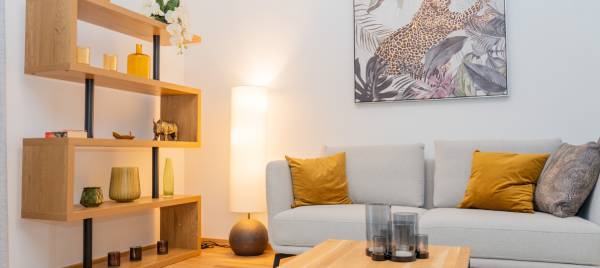 Hell, hochwertig und barrierefrei präsentiert sich die Musterwohnung im Betreu …