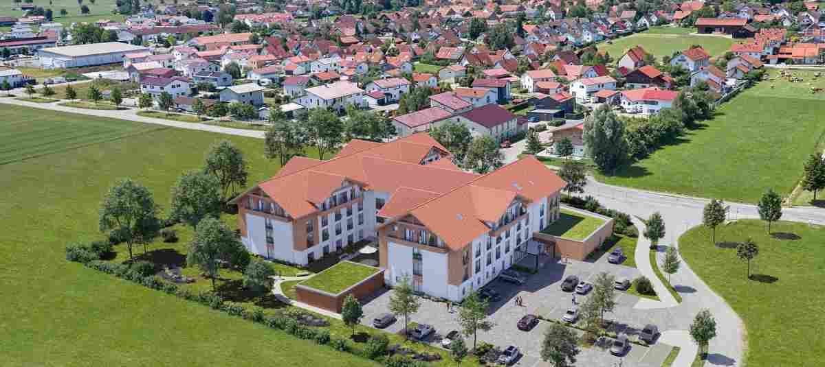 Die Pflegeimmobilie in Fuchstal wurde mit dem Qualitätssiegel Nachhaltiges G ...