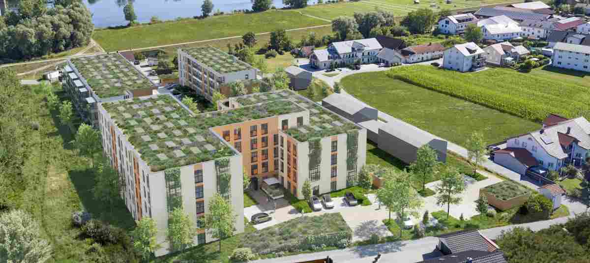 234 Appartements entstehen im Deggendorfer Ortsteil Fischerdorf. Die zentral ...