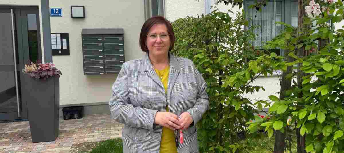 Tanja Beck engagiert sich mit vollem Einsatz für ihre Bewohner im Betreuten  ...