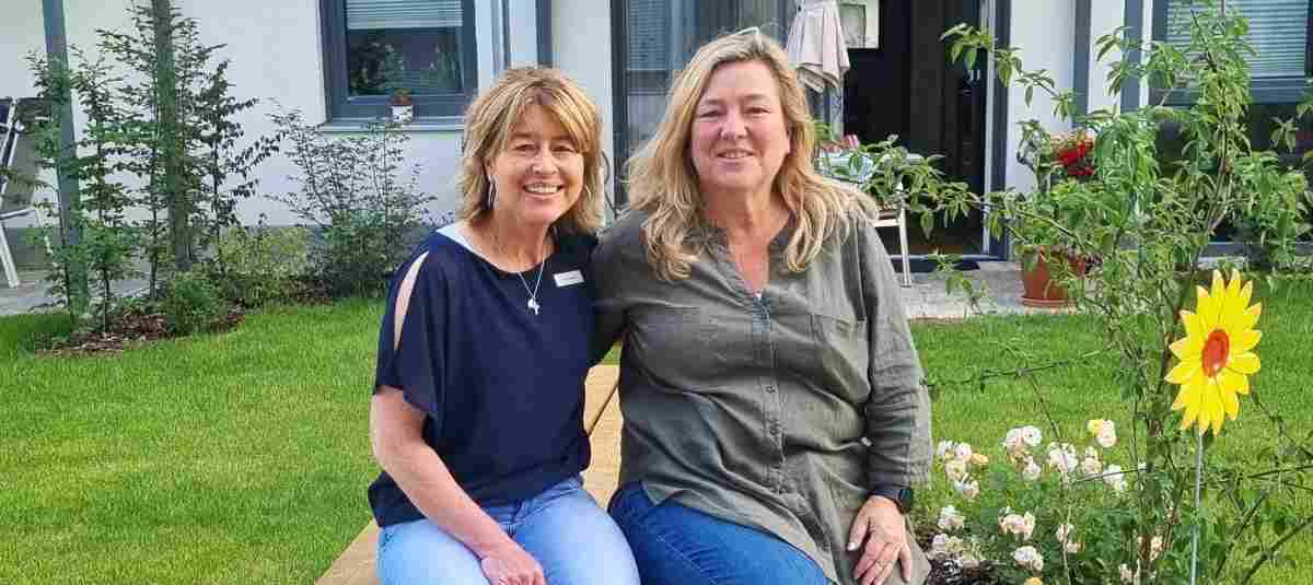 Silvia Schmidt (l.) und Nicole Kreibich sorgen sich um das Wohl der Menschen ...