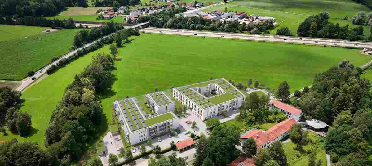 Klimafreundlicher Neubau mit insgesamt 204 Einheiten für Betreutes Wohnen un ...