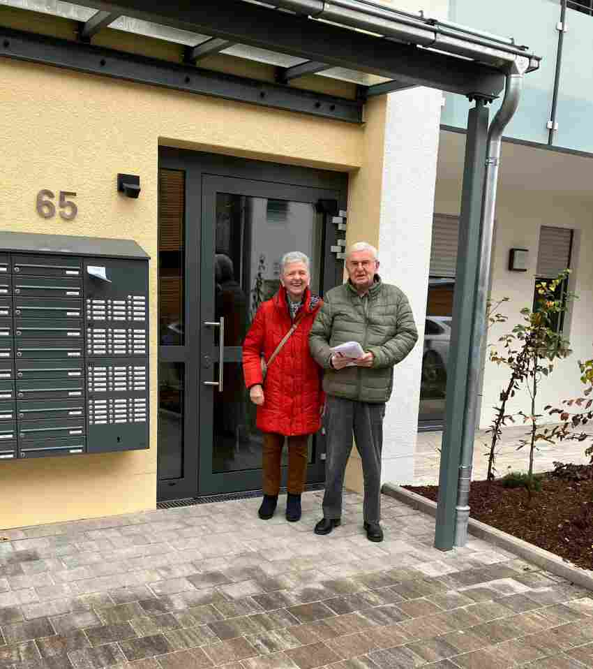 Die Eheleute Reiner und Margareta Gerstner gehören zu den ersten Mietern. Si ...