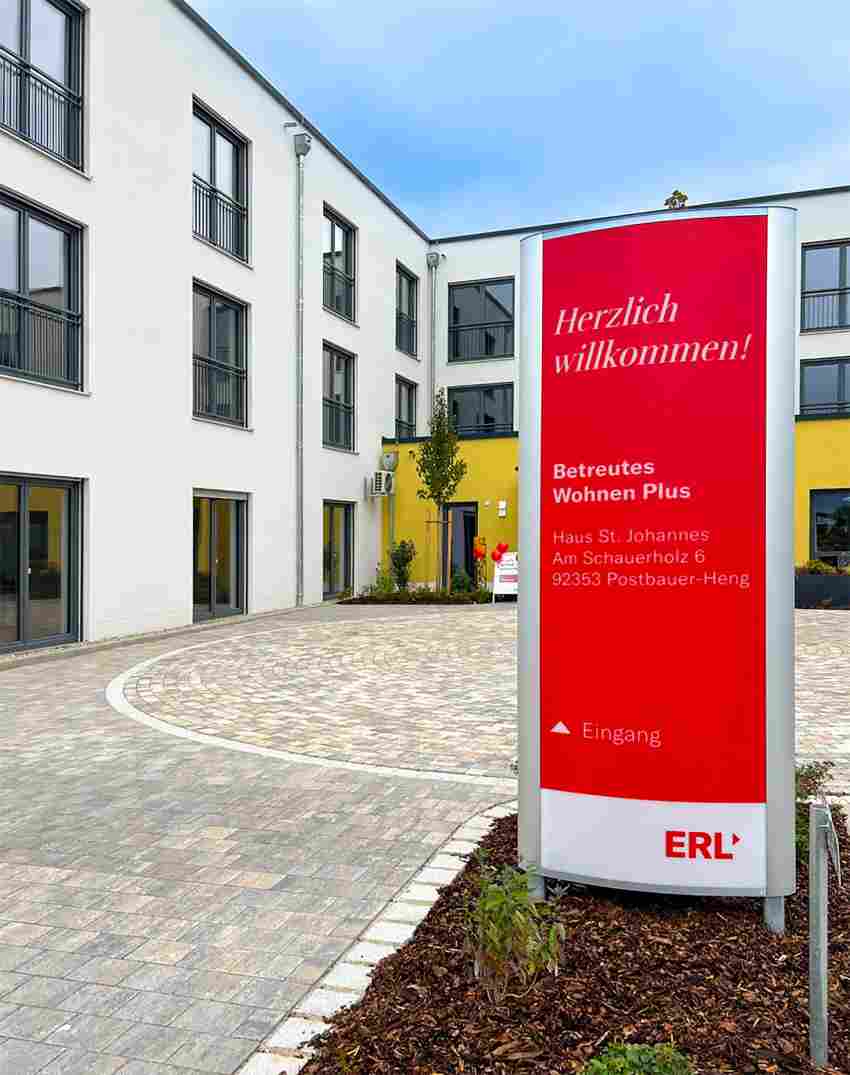 Postbauer-Heng ist der erste Standort, an dem die ERL Immobiliengruppe ein Betreutes Wohnen Plus realisiert hat. Weitere Objekte werden schon bald folgen, etwa in Straubing und Emskirchen. Postbauer-Heng ist der erste Standort, an dem die ERL Immobiliengruppe ein B ...