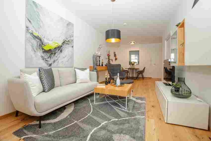 Das Ergebnis kann sich sehen lassen: In der fertig eingerichteten Musterwohnung ist alles harmonisch aufeinander abgestimmt. Das Ergebnis kann sich sehen lassen: In der fertig eingerichteten Musterwohn ...