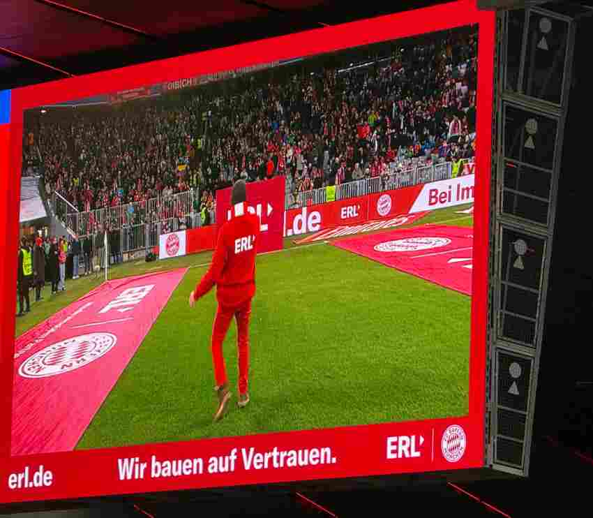 Die Halbzeit-Aktion war eines von vielen Highlights des Spieltags.