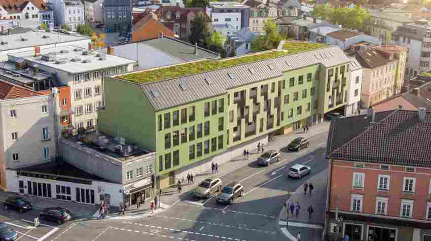 Perspektive aus der Frühlingstraße Perspektive aus der Frühlingstraße