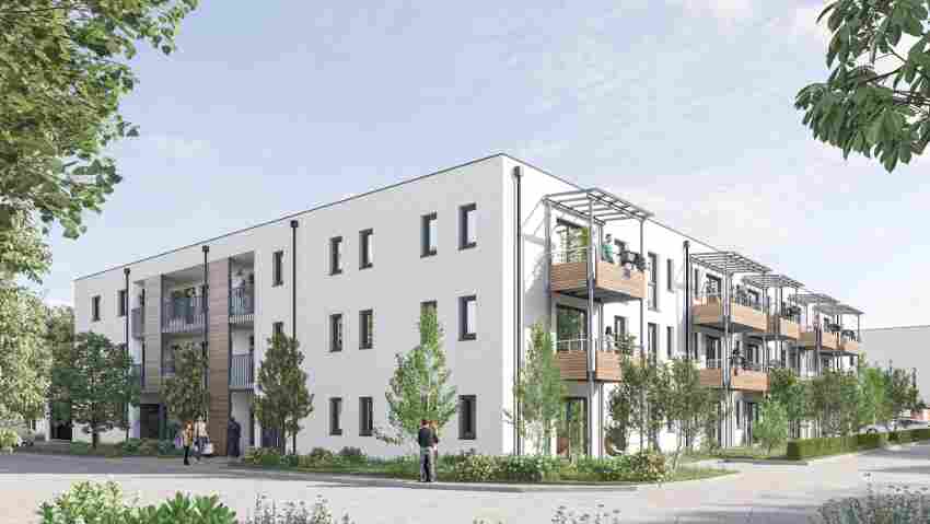 Die umweltfreundliche Bauweise der beiden Immobilien im KfW-40-Effizienzhaus-Standard Klimafreundlicher Neubau – Wohngebäude mit Qualitätssiegel Nachhaltiges Gebäude (QNG) ermöglicht Käufern ein zinsgünstiges KfW-Darlehen. Die umweltfreundliche Bauweise der beiden Immobilien im KfW-40-Effizienzhaus ...